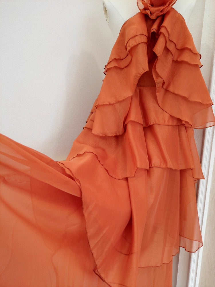 Orange Long Dress