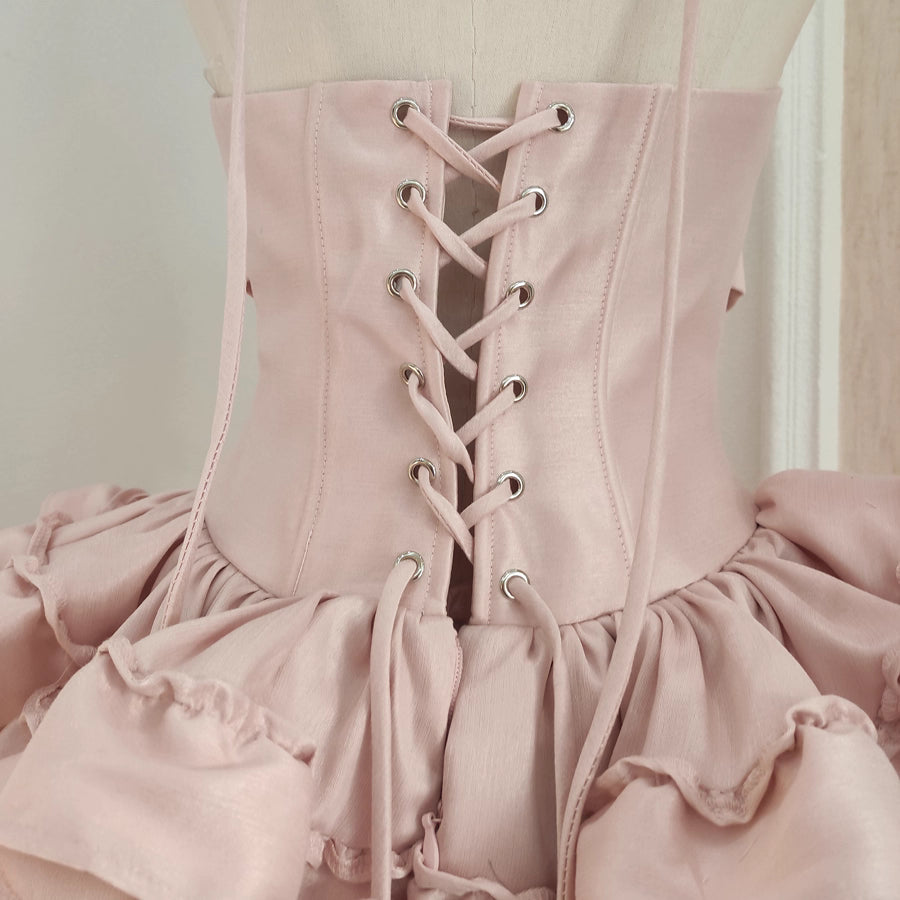 Pink Ruffle Coquette Dress