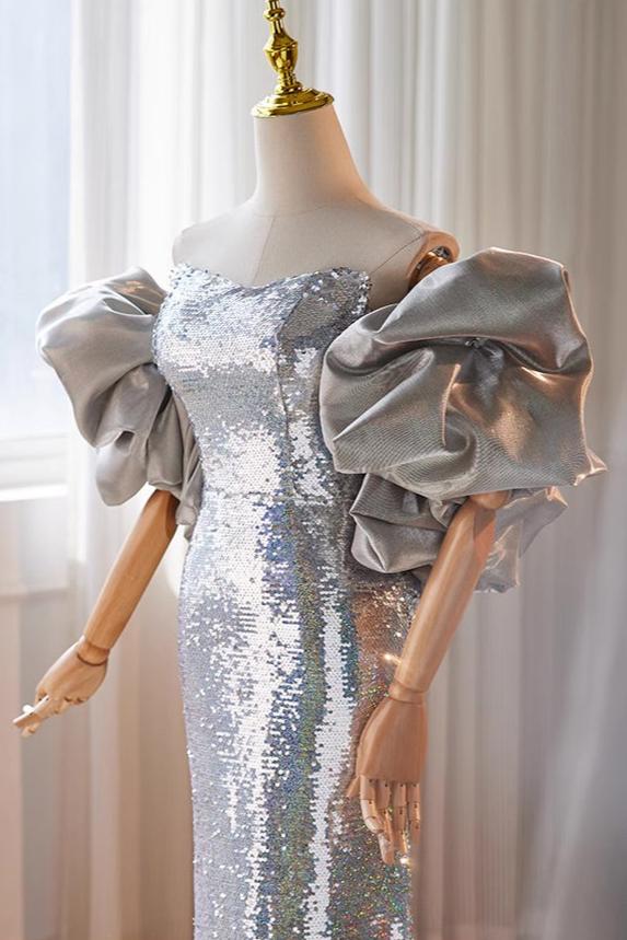 Silver Long Gown