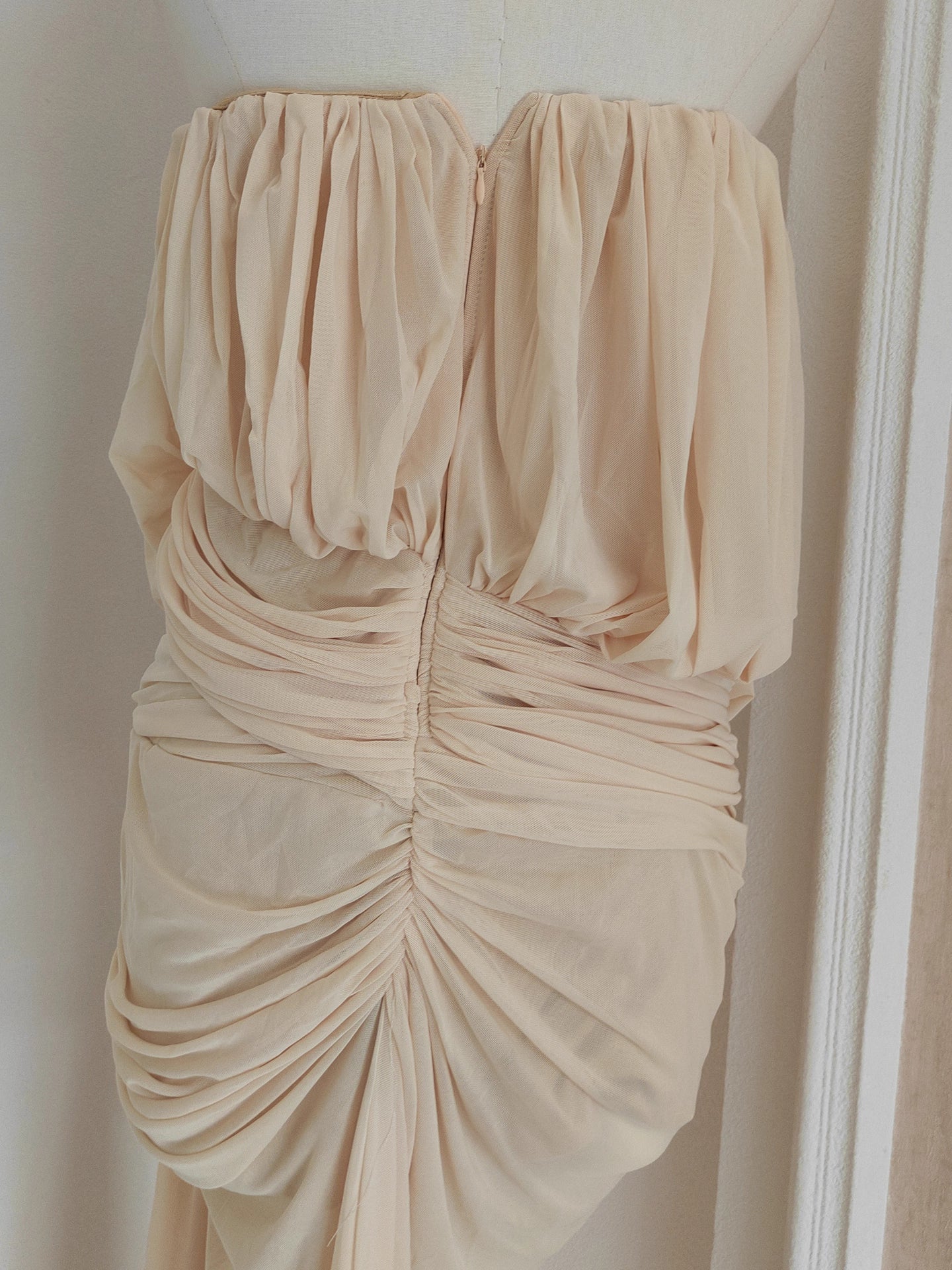 Cream Tube Dress