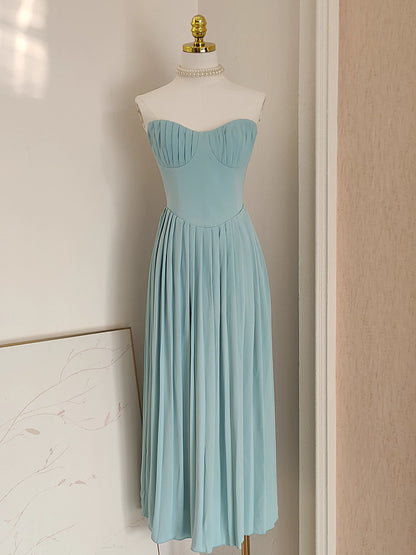 Sky Blue Tube Dress