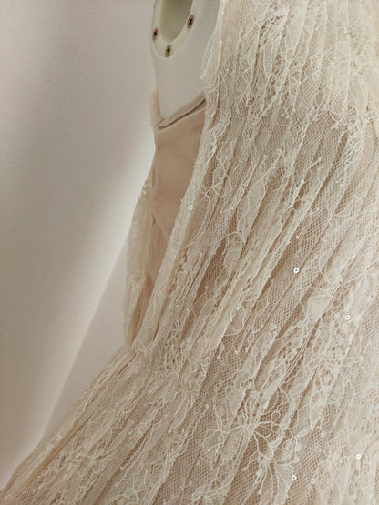 Beige Lace Dress