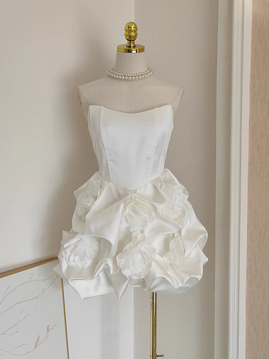 White Flower Dress