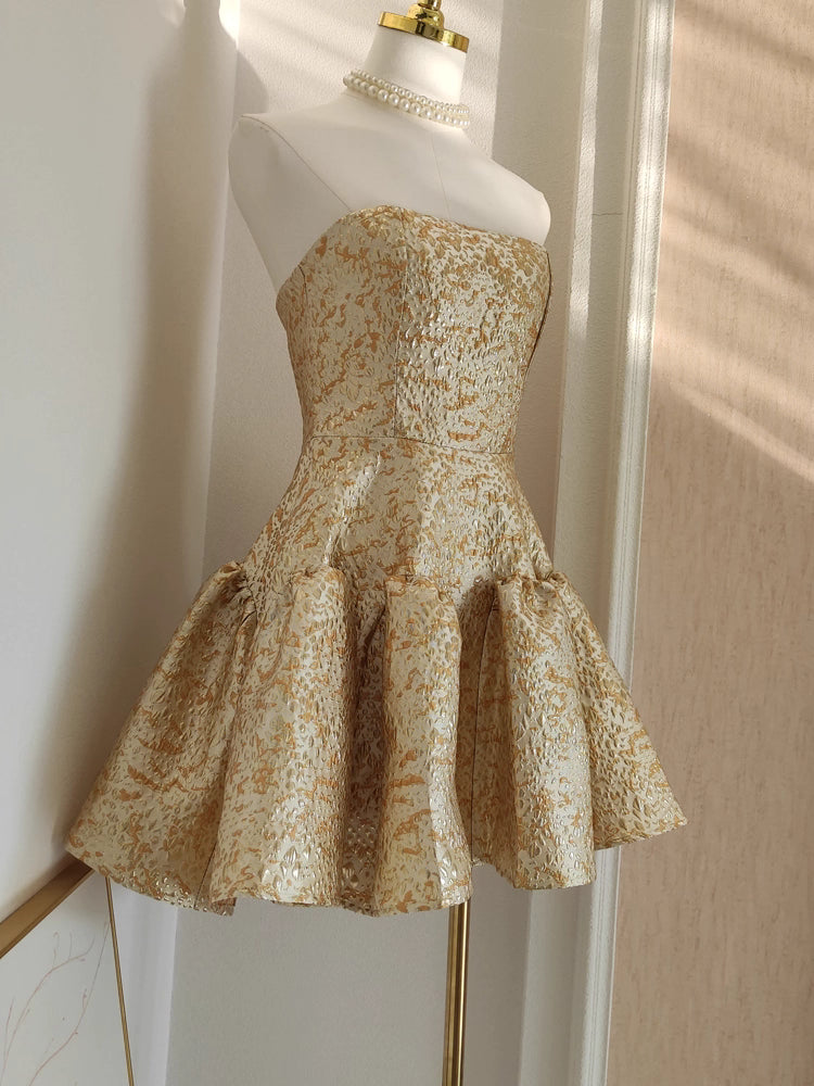 Gold Tube Dress