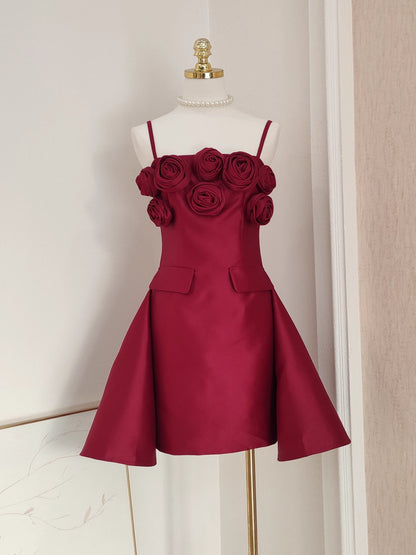 Red Flower Dress