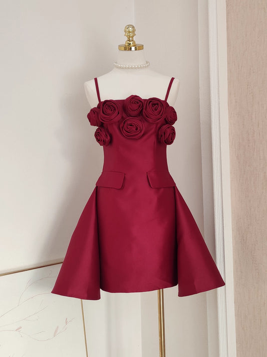 Red Flower Dress