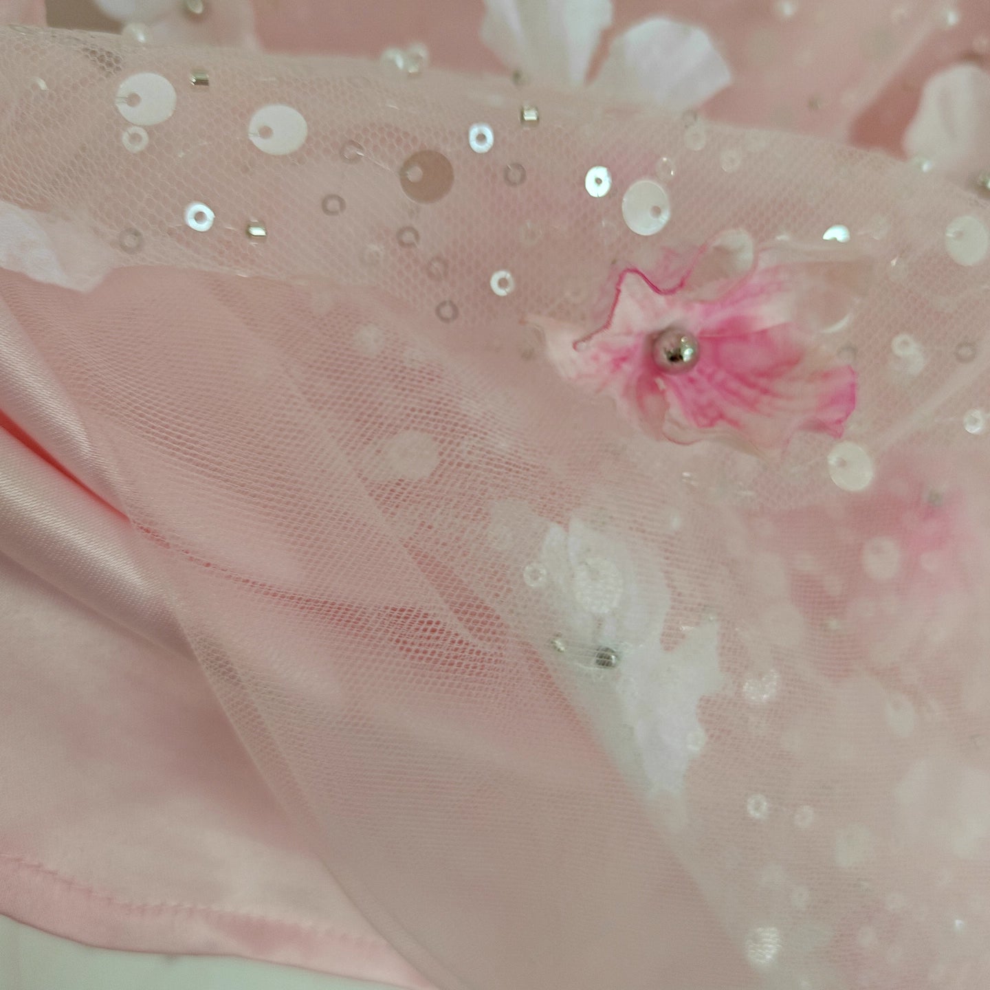Pink Flower Tube Dress