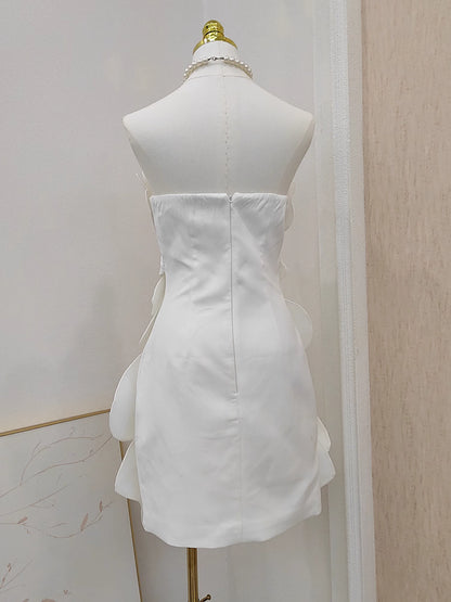 White Petal Dress