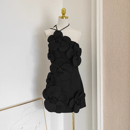 Black Flower Dress