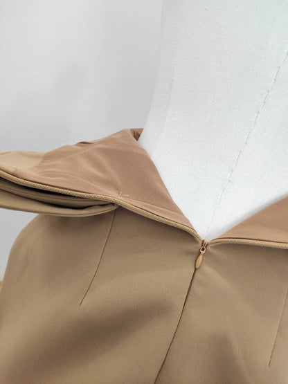 Brown Tube Dress