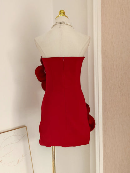 Red Flower Dress