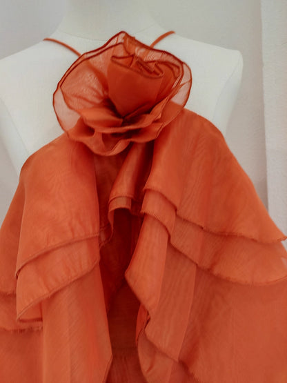 Orange Long Dress