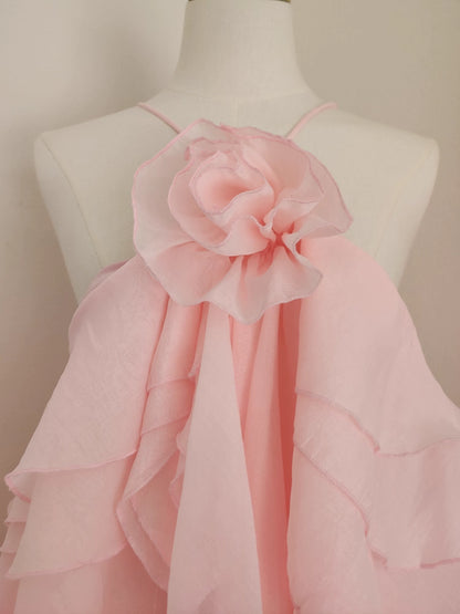 Pink Flower Dress