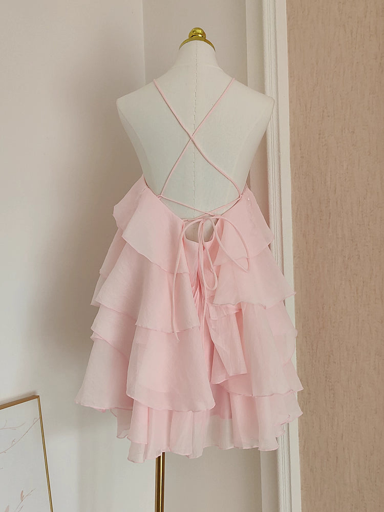 Pink Flower Dress