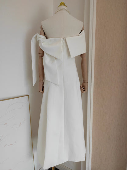 White Off Shoulder Dress