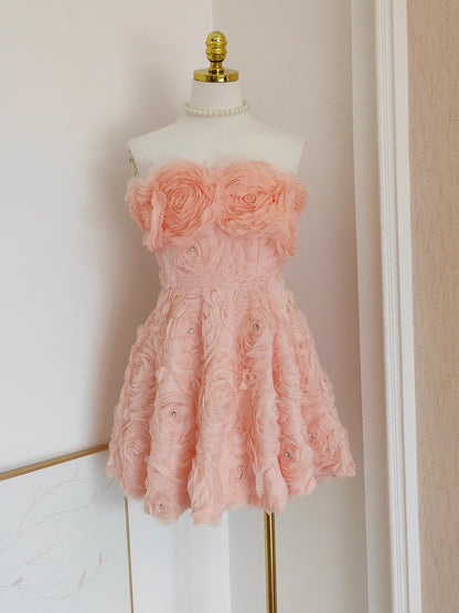 Orange Flower Dress