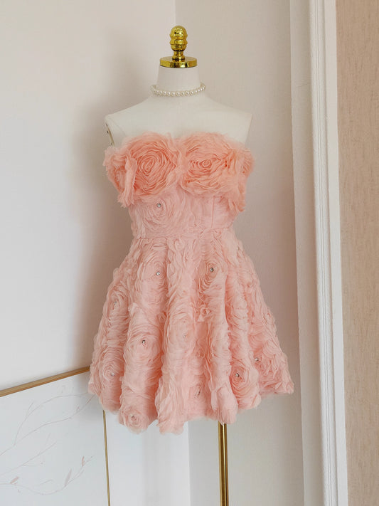 Orange Flower Dress