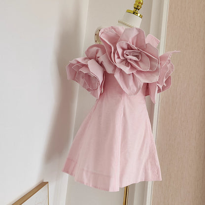 Pink Flower Dress