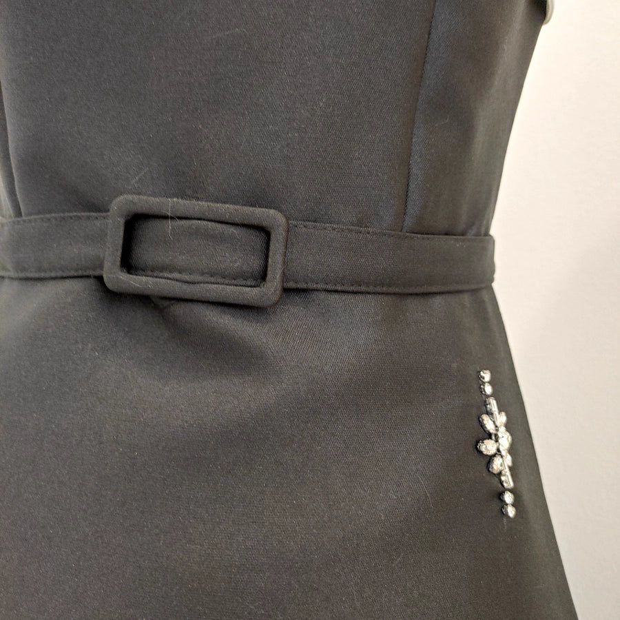 Black Dress with Rhinestones