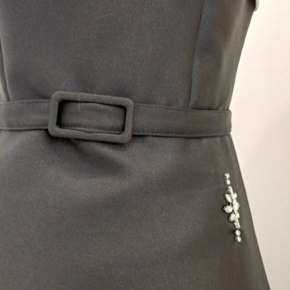 Black Dress with Rhinestones