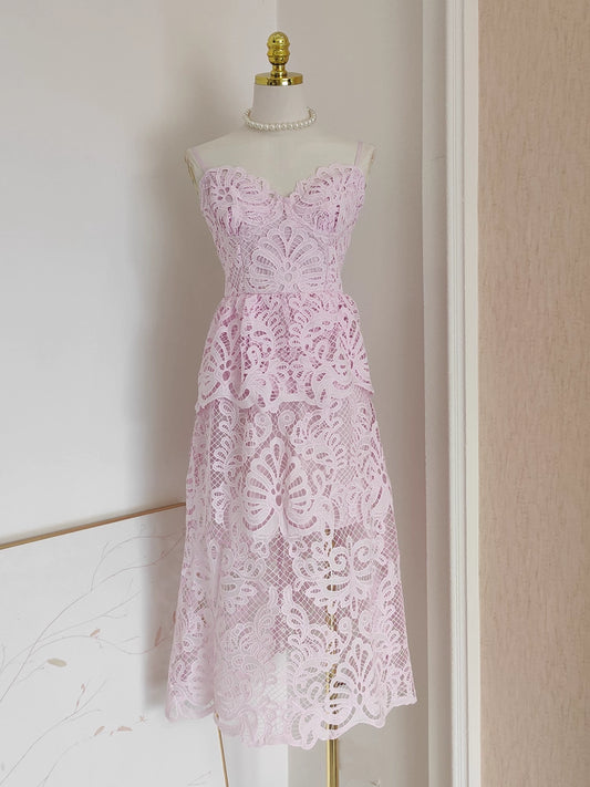 Purple Strap Dress