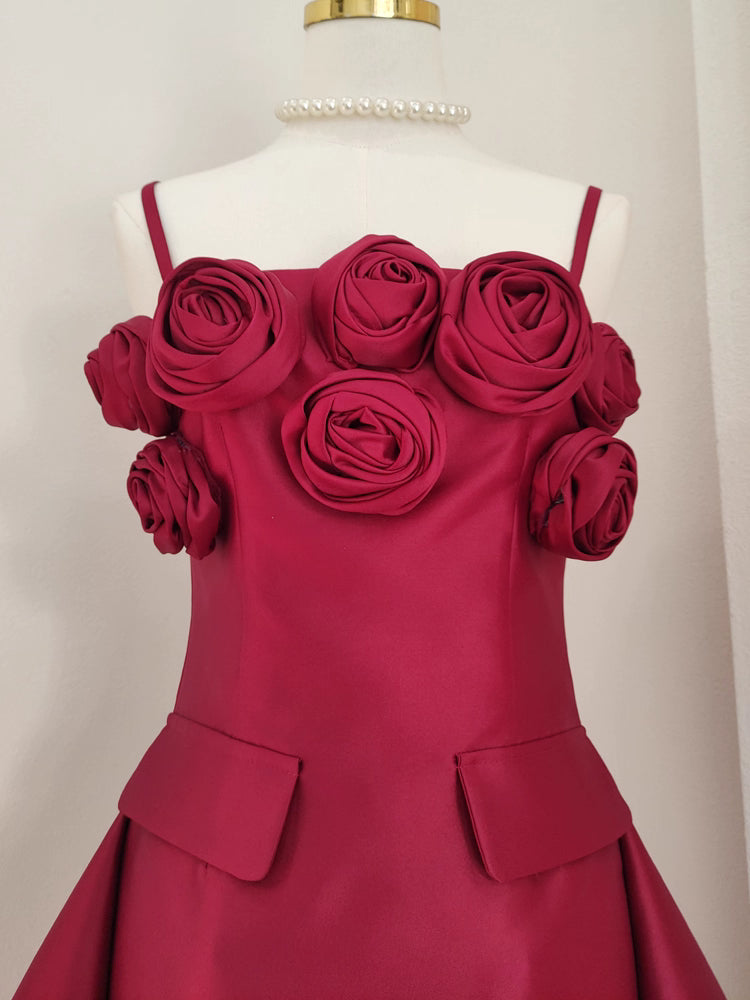 Red Flower Dress