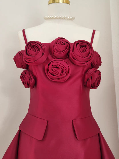 Red Flower Dress