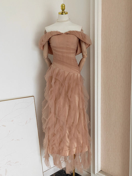 Brown Long Dress