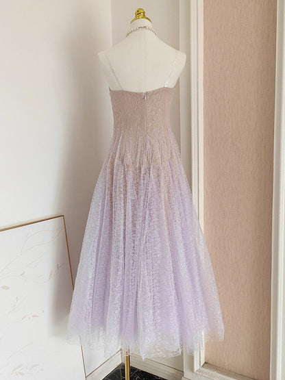 Purple Lace Dress