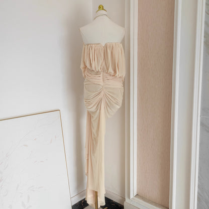 Cream Tube Dress