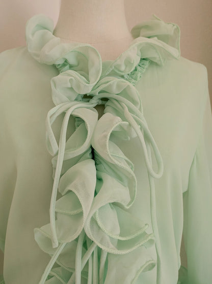 Green Ruffle Set