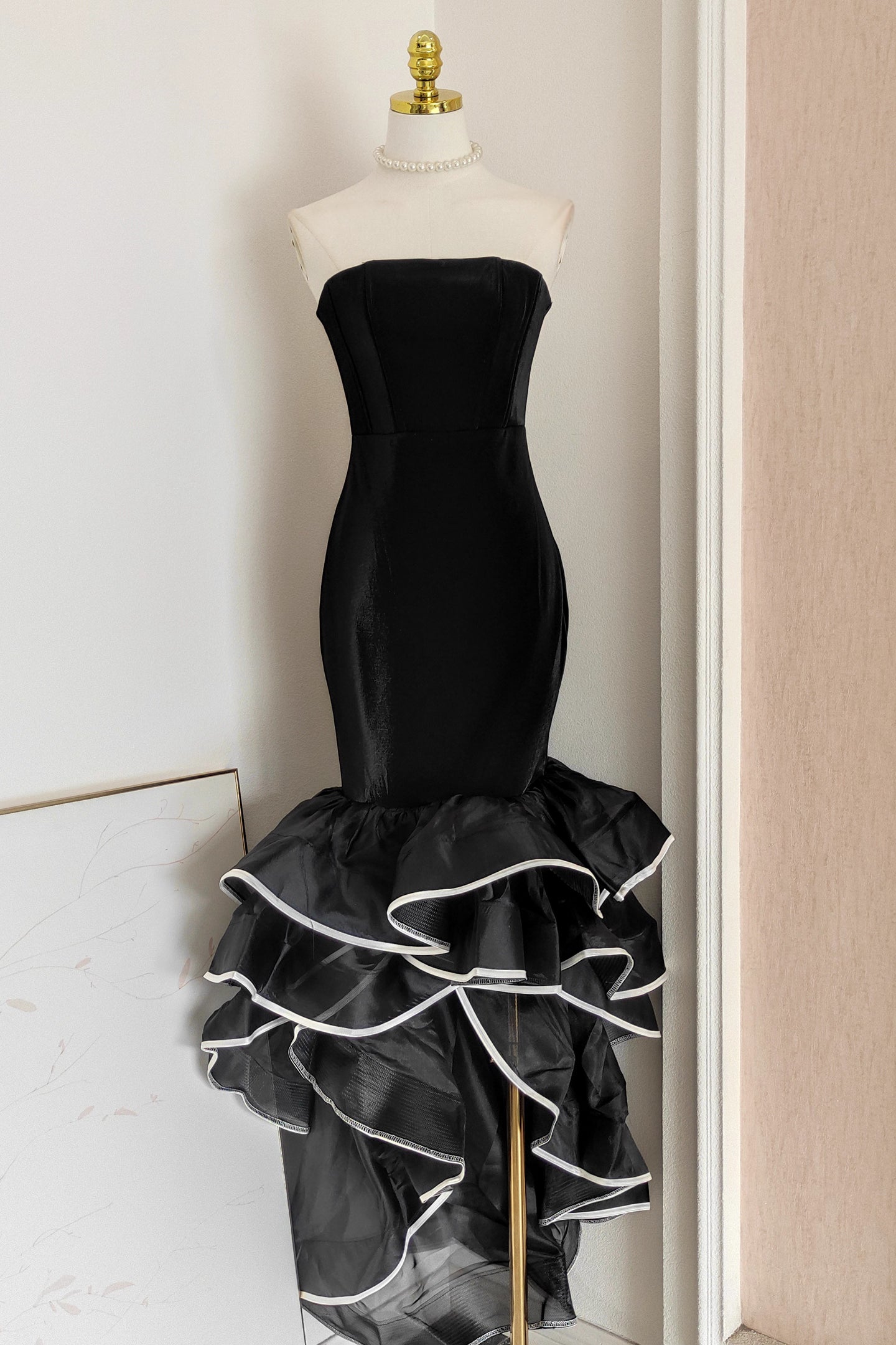 Black Tube Long Gown