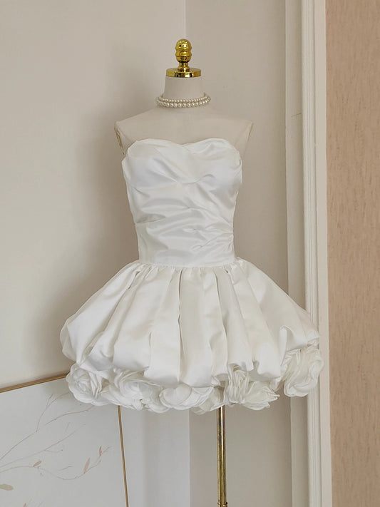 White Flower Dress