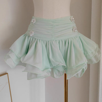 Green Ruffle Set