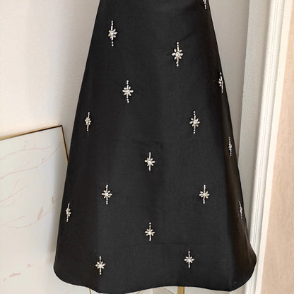 Black Dress with Rhinestones