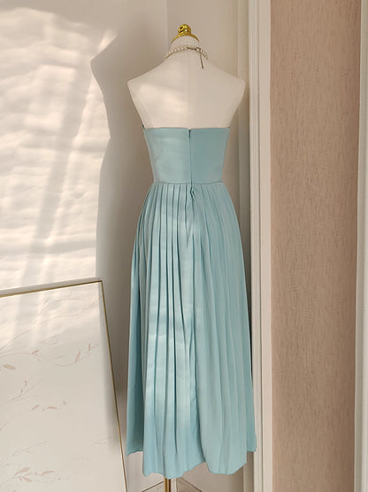 Sky Blue Tube Dress