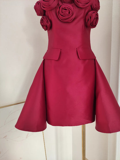 Red Flower Dress