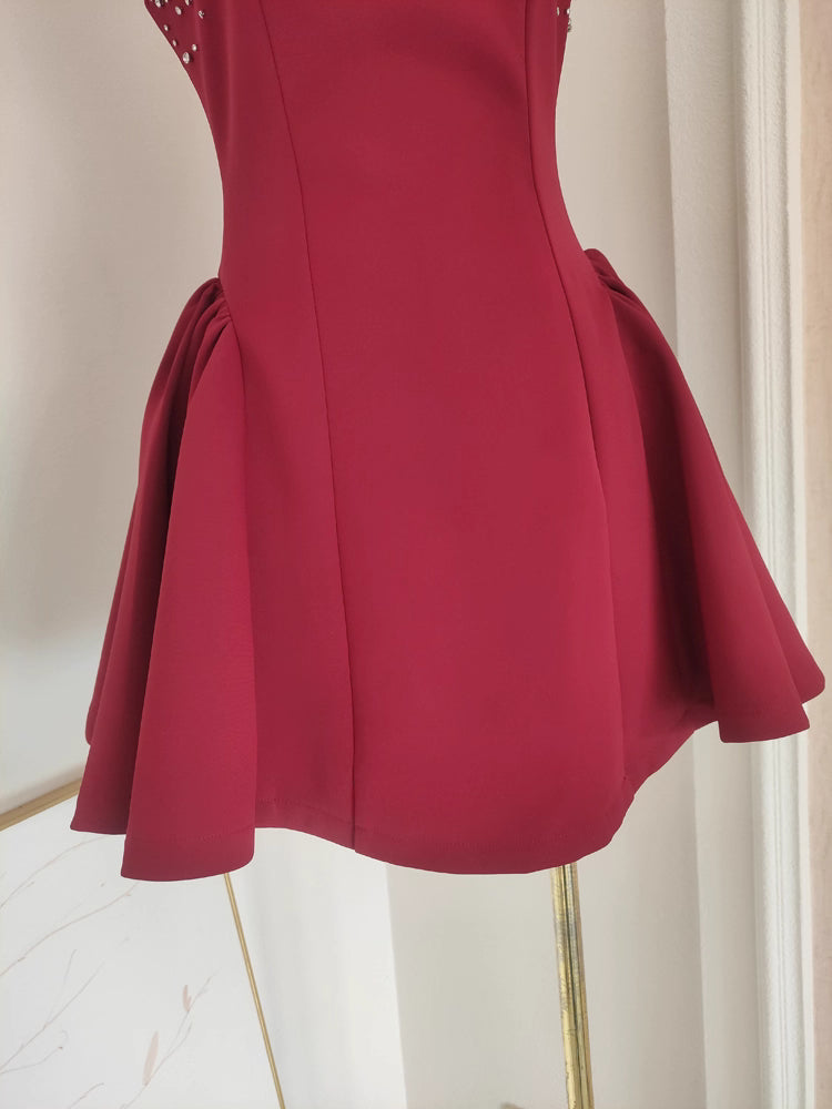 Red Sequin Dress