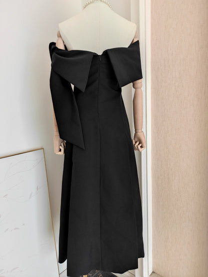 Black Off Shoulder Dress