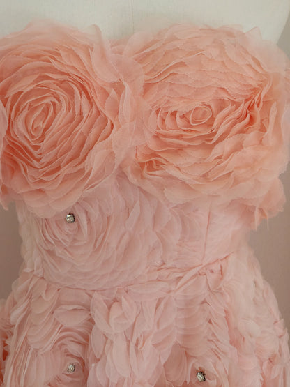 Orange Flower Dress