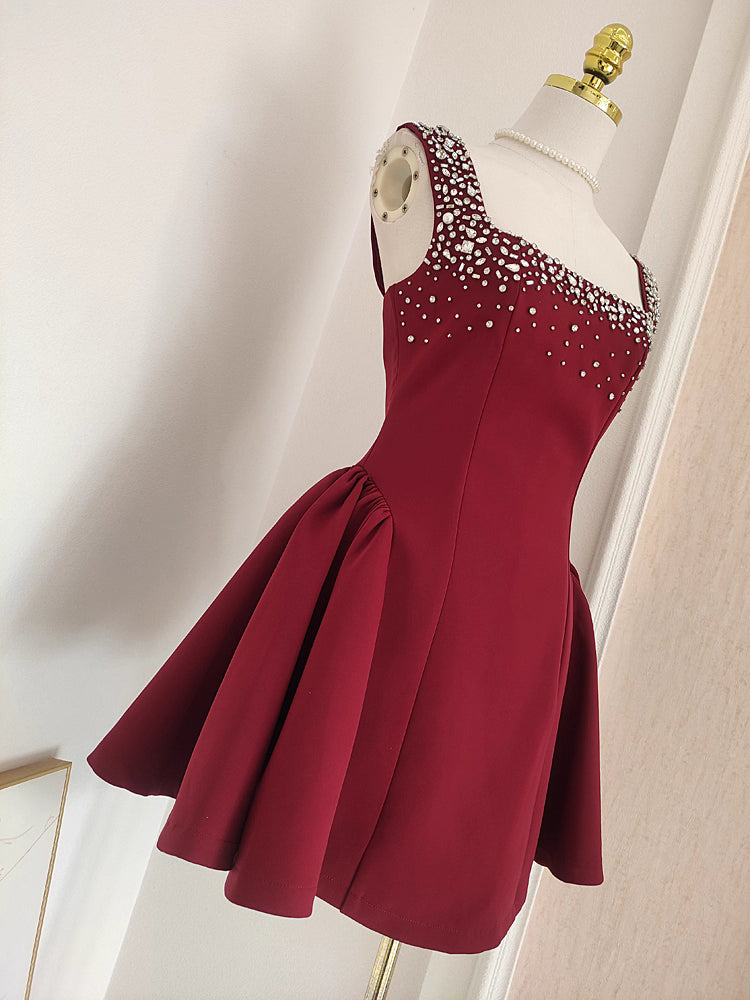 Red Sequin Dress
