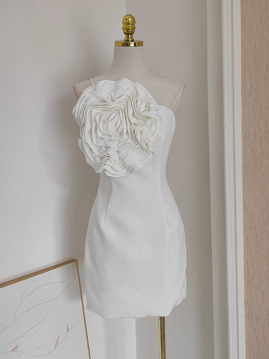 White Flower Dress