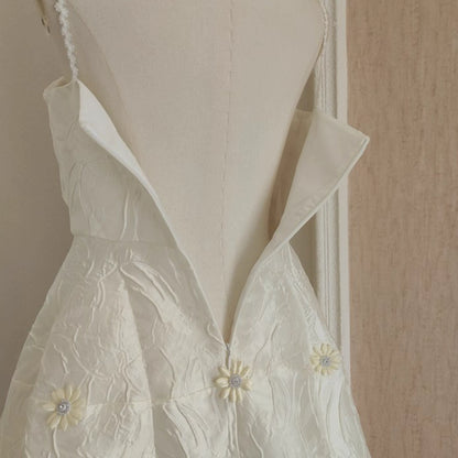 White Flower Dress