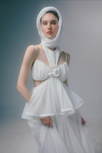 Summer Collection - White Sayulita Maxi