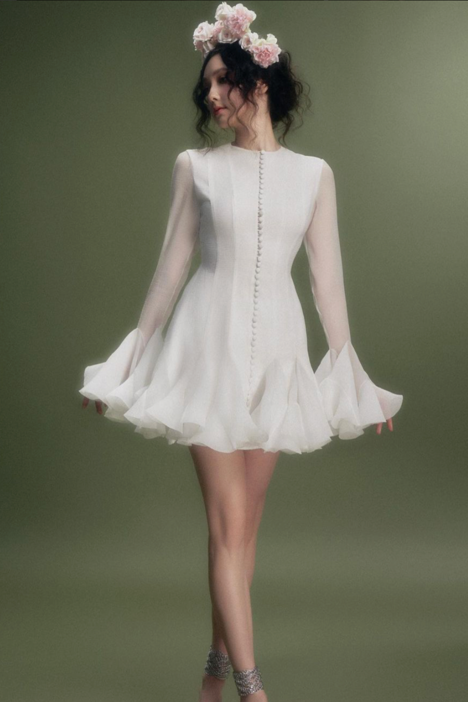 Spring Collection - White Karissa Dress
