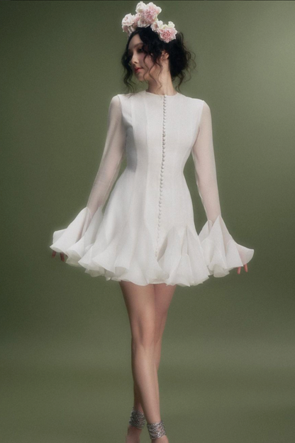 Spring Collection - White Karissa Dress