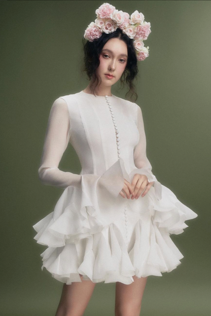 Spring Collection - White Karissa Dress