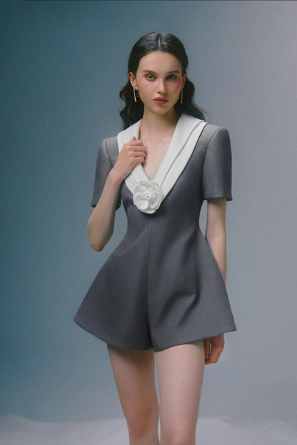 Summer Collection - Gray Anatolia Romper