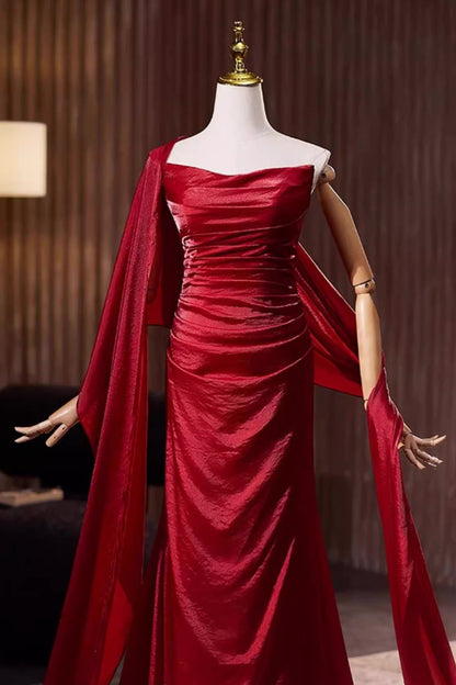Red Tube Gown