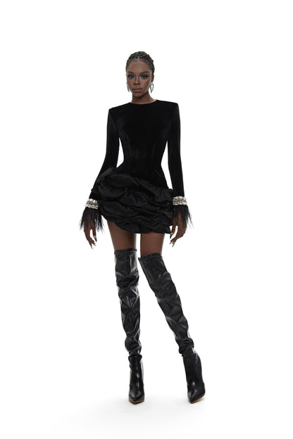 The New Fall Collection - Black Claudia Dress